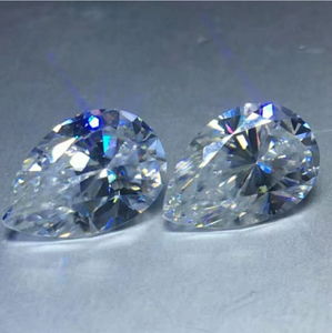 3*5mm poire coupe usine VVS prix de gros 3EX haute qualité D couleur Moissanite synthétique Moissanite