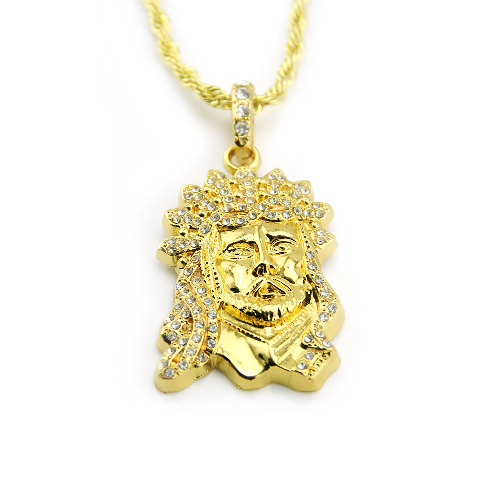 Image chrétienne de Jésus collier pendentif