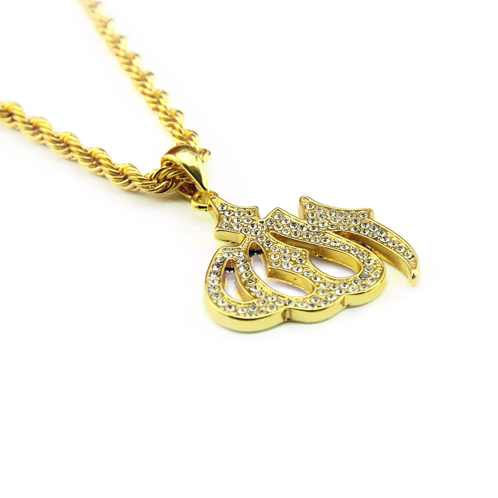 Collier de lampe de style exagéré Pendentif Hip Hop pour hommes