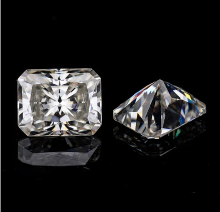 9*11mm D Couleur VVS Radiant Cut Haute Qualité 3EX Usine Prix Moissanite Synthétique Moissanite