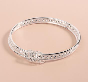 Nouveau bracelet tendance en argent sterling 925 Sanhuan pour femme