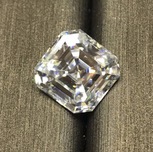 10.0mm 3EX DEF Couleur Usine Haute Qualité Prix de Gros VVS Asscher Moissanite Synthétique Moissanite