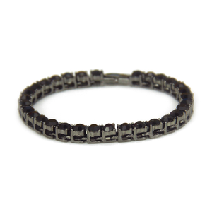 Bijoux Hip Hop Vente en gros Chaîne de tennis pour hommes Bracelet de tennis plaqué or 14 carats