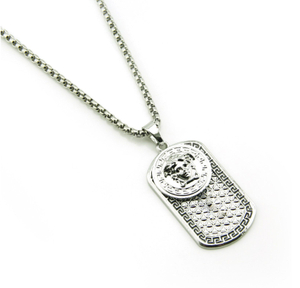 Hip Hop Army Card Collier Pendentif Bijoux de mode