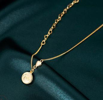 Pièce d'amour de collier de bijoux en argent 925 de mode en gros adaptée aux besoins du client d'OEM