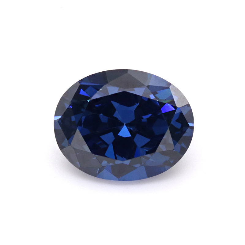 VVS Bleu violet 5A Ovale 3EX Cubic Zirconia