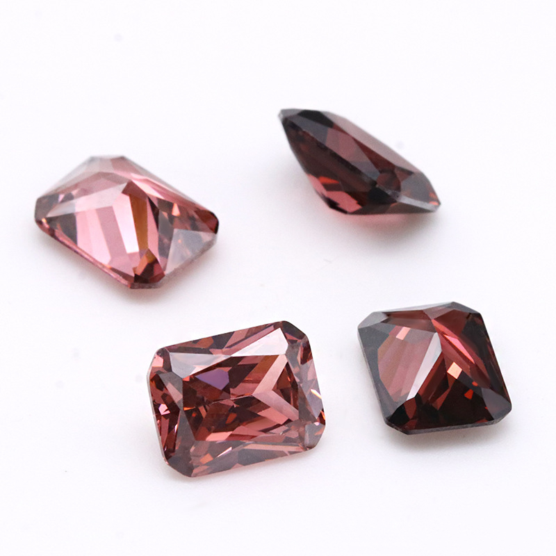 Couleur spéciale Rouge Zircon Factory Vente en gros de pierres précieuses de haute qualité