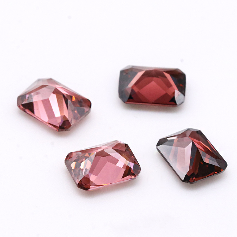 Couleur spéciale Rouge Zircon Factory Vente en gros de pierres précieuses de haute qualité