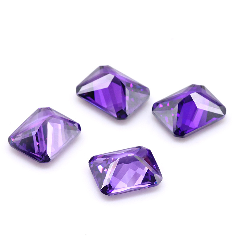 Mysterious Dark Purple 3A VVS Brillant Cubic Zirconia pour la fabrication de bijoux