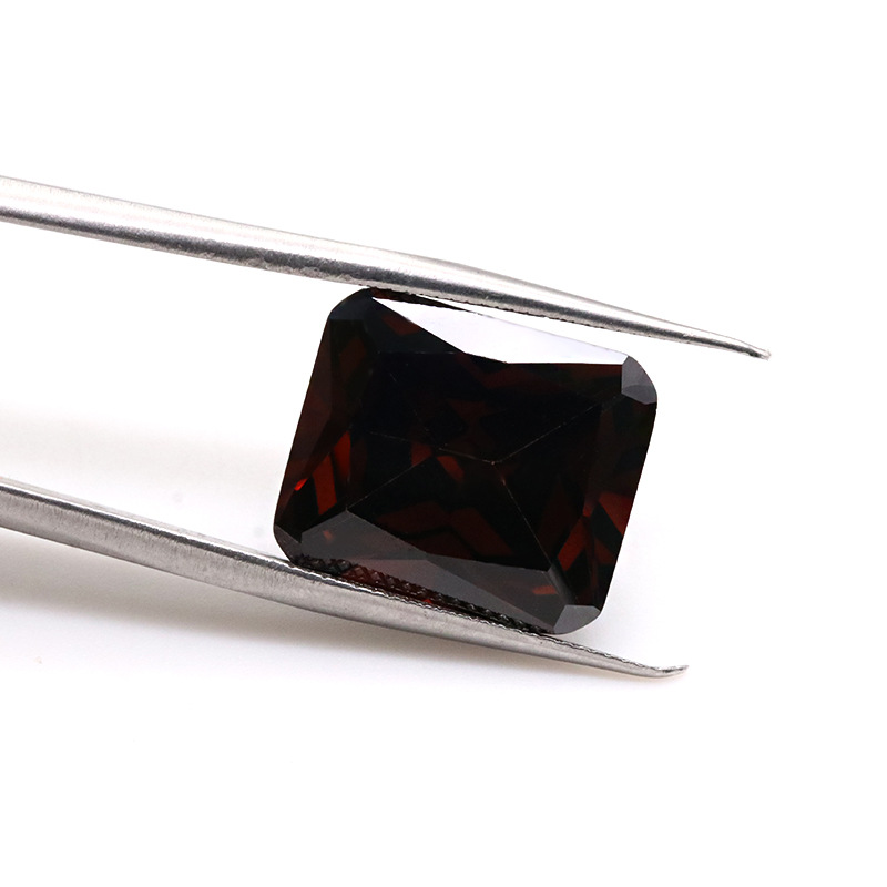 Café noir 3A Crystal Gem Factory Zircon en gros