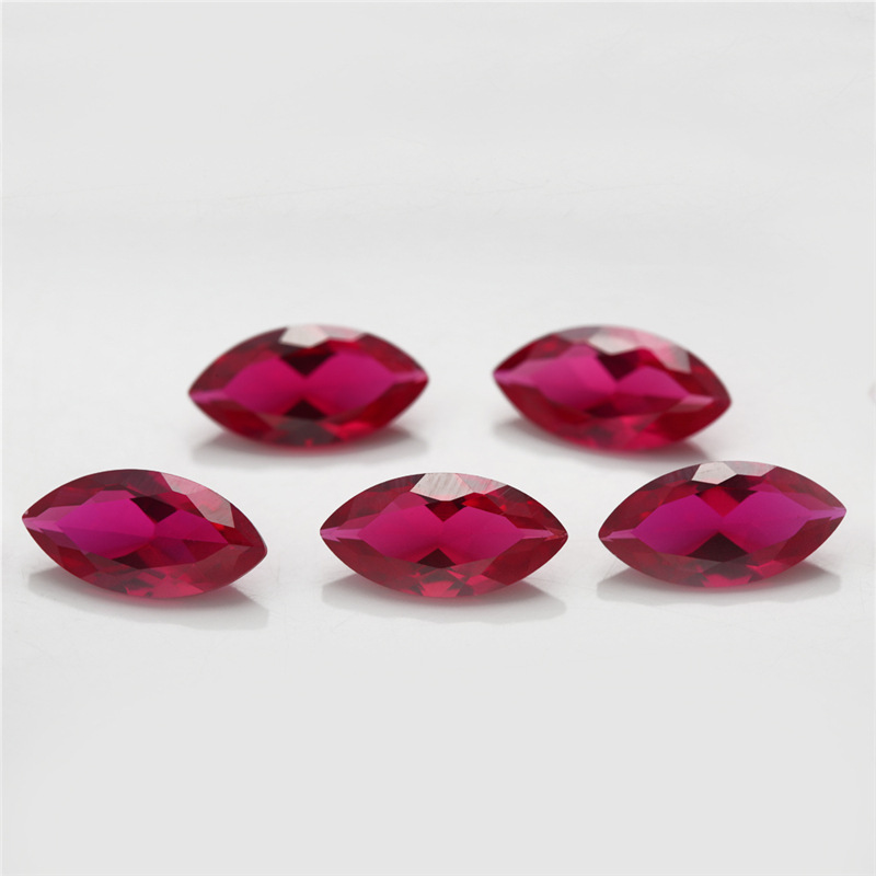 5# Marquis Red Corindon rubis de gros de haute qualité pour les bijoux