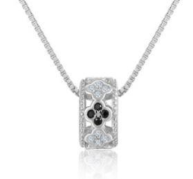 Nouveau collier en argent S925 pour femmes, mode fleur incrustée de diamants, chaîne simple personnalisée