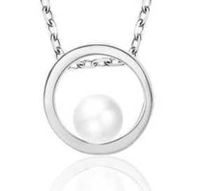 2022 nouvelle chaîne de clavicule perle pendentif Corée du Sud 925 collier en argent Sterling femmes Simple