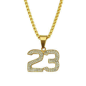 Collier pendentif Hip Hop numéro 23