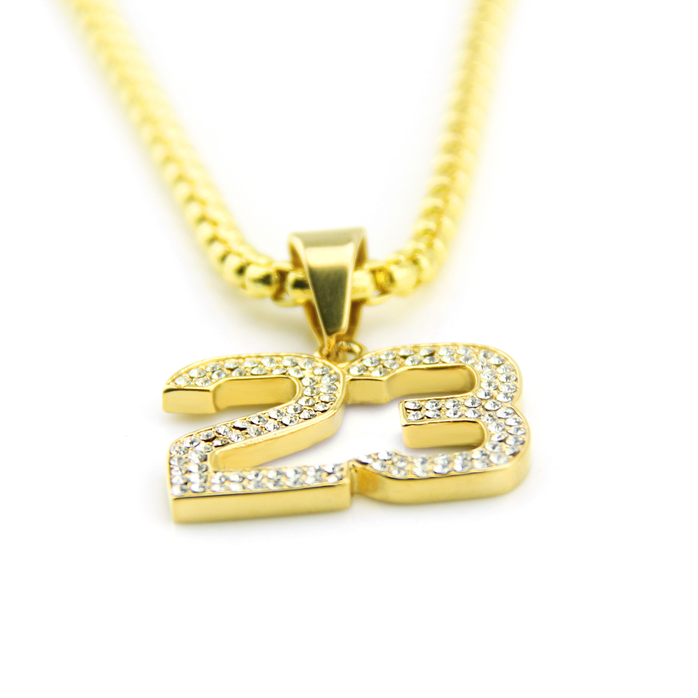 Collier pendentif Hip Hop numéro 23