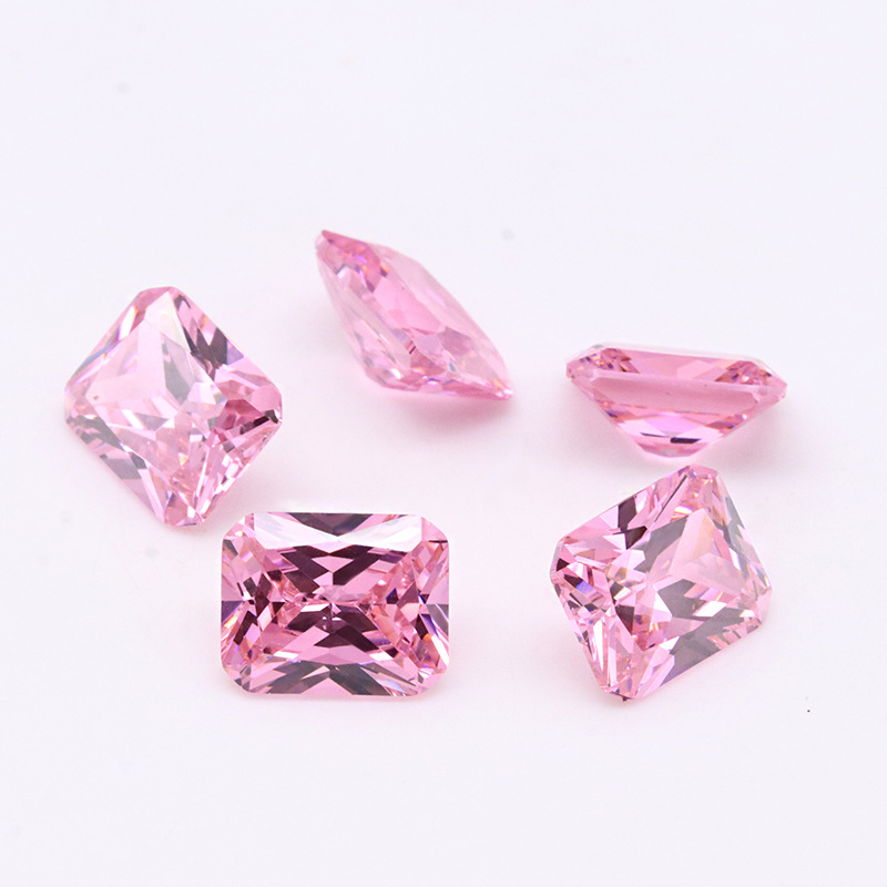 Cute Pink 3A Cubic Zirconia pour bijoux en cristal