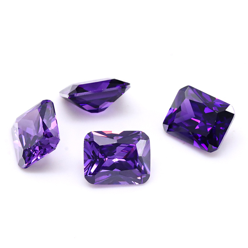 Mysterious Dark Purple 3A VVS Brillant Cubic Zirconia pour la fabrication de bijoux